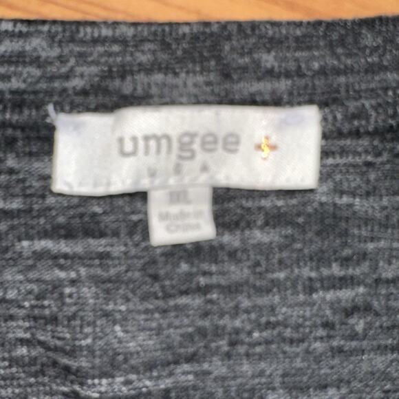 UMGEE USA Women's Color Block Cheetah Tunic 1X 1XL 0634 - Picture 5 of 5